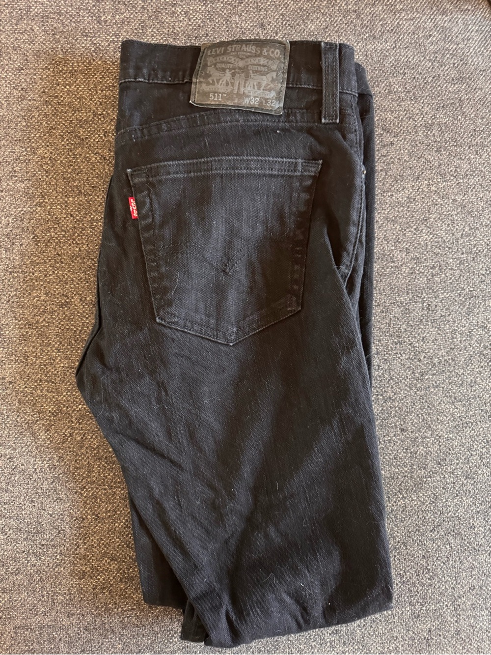 Levi's Black Skinny Men's Jeans - 511 Style